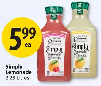 Save on Foods Simply Lemonade offer
