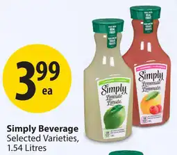 Save on Foods Simply Beverage offer