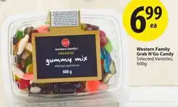 Save on Foods Western Family Grab N'Go Candy offer