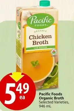 Save on Foods Pacific Foods Organic Broth offer