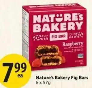 Save on Foods Nature's Bakery Fig Bars offer