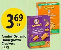 Save on Foods Annie's Organic Homegrown Crackers offer