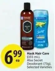 Save on Foods Hask Hair Care offer