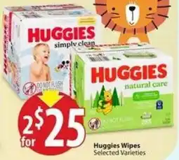 Save on Foods Huggies Wipes offer