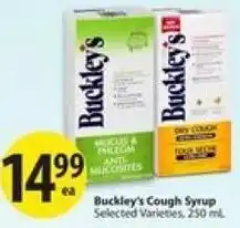 Save on Foods Buckley's Cough Syrup offer