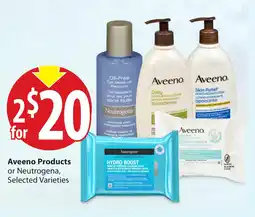 Save on Foods Aveeno Products or Neutrogena offer
