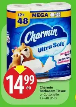 Save on Foods Charmin Bathroom Tissue or Cottonelle offer