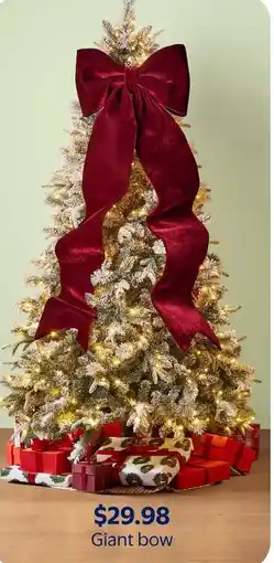 Walmart Giant bow offer