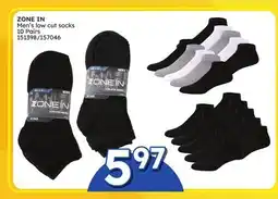Rossy ZONE IN Men's low cut socks offer