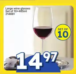 Rossy Large wine glasses offer