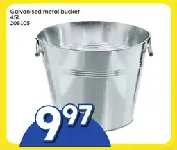 Rossy Galvanised metal bucket offer