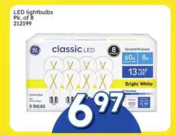 Rossy LED lightbulbs Pk. of 8 offer