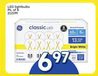 Rossy LED lightbulbs Pk. of 8 offer