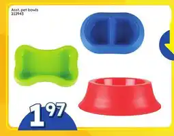 Rossy Asst. pet bowls offer