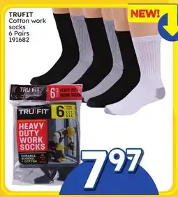 Rossy TRUFIT Cotton work socks offer