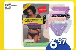 Rossy HANES Cotton panties offer