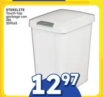 Rossy STERILITE Touch-top garbage can offer
