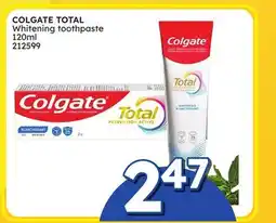 Rossy COLGATE TOTAL Whitening toothpaste offer