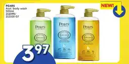 Rossy PEARS Asst. body wash offer