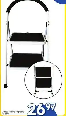 Rossy 2-step folding step stool offer