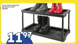 Rossy 2-tier boot organizer offer