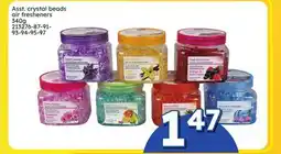 Rossy Asst. crystal beads air fresheners offer