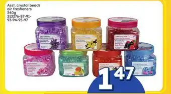 Rossy Asst. crystal beads air fresheners offer