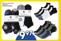 Rossy Men's ankle socks offer