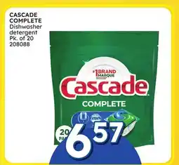 Rossy CASCADE COMPLETE Dishwasher detergent offer