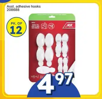 Rossy Asst. adhesive hooks offer