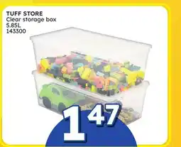 Rossy TUFF STORE Clear storage box offer