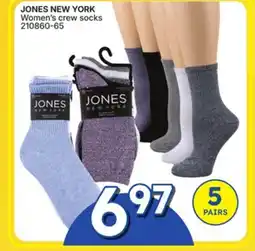 Rossy JONES NEW YORK Women's crew socks offer