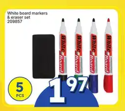 Rossy White board markers & eraser set offer