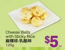 T&T Supermarket CHEESE BALLS WITH STICKY RICE, 120G offer