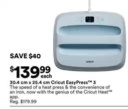 Michaels 30.4 cm x 25.4 cm Cricut EasyPress 3 offer