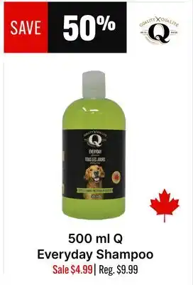 Ren’s Pets Depot 500 ml Q Everyday Shampoo offer