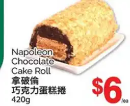 T&T Supermarket NAPOLEON CHOCOLATE CAKE ROLL, 420g offer
