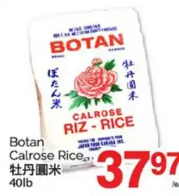 T&T Supermarket BOTAN CALROSE RICE, 40lb offer