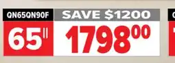 2001 Audio Video QN65QN90F SAMSUNG 65 Neo QLED 4K QN90F Vision AI Smart TV offer