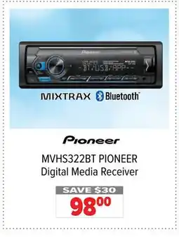 2001 Audio Video MVHS322BT PIONEER Digital Media Receiver offer