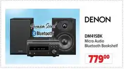 2001 Audio Video DM41SBK DENON Micro Audio Bluetooth Bookshelf offer
