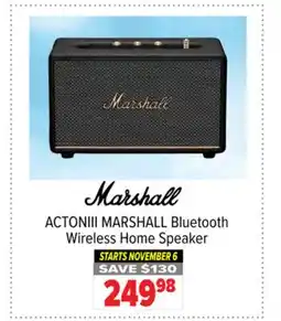 2001 Audio Video ACTONIII MARSHALL Bluetooth Wireless Home Speaker offer