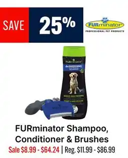 Ren’s Pets Depot FURminator Shampoo, Conditioner & Brushes offer