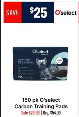 Ren’s Pets Depot O'select Carbon Training Pads offer