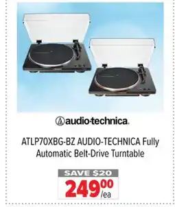 2001 Audio Video ATLP70XBG-BZ AUDIO-TECHNICA Fully Automatic Belt-Drive Turntable offer