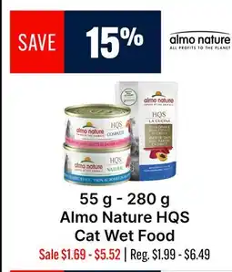 Ren’s Pets Depot Almo Nature HQS Cat Wet Food offer