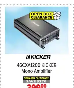 2001 Audio Video 46CXA1200 KICKER Mono Amplifier offer