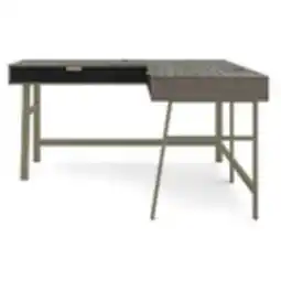 Staples Whalen Timbercrest L-shape Desk offer