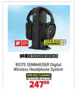 2001 Audio Video RS175 SENNHEISER Digital Wireless Headphone System offer
