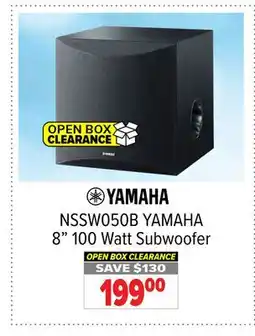 2001 Audio Video NSSW050B YAMAHA 8 100 Watt Subwoofer offer